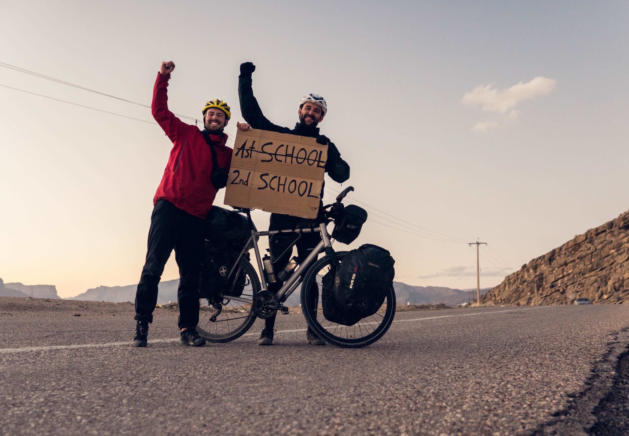 Meet Max and Nono: two friends cycling across 20 countries to support Pencils of Promise students