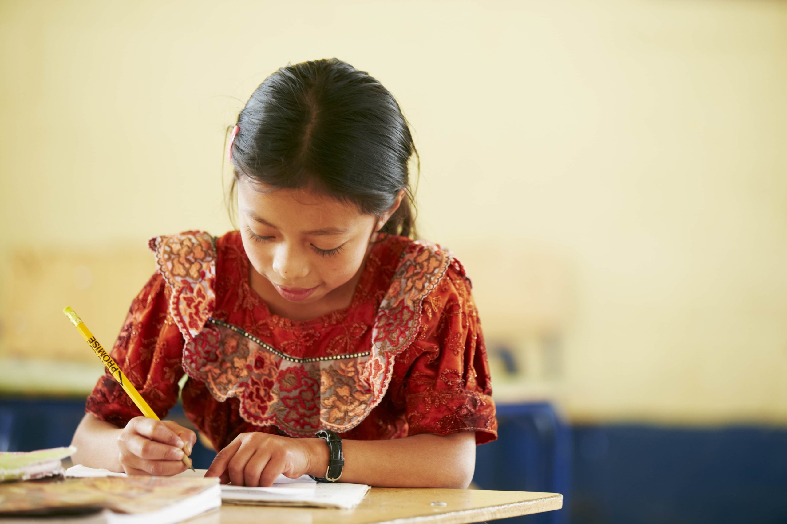 Giving assistant. Pencils of Promise.