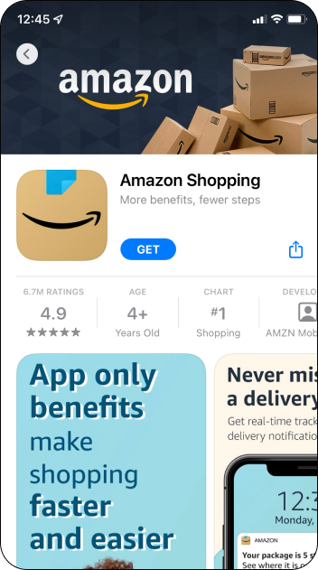 Amazon Smile - mobile app